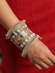 Kashvi Dualtone Bangle Stack